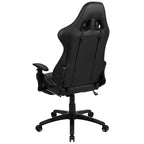 Silla de juego Flash Furniture X30 Silla ergonómica de oficina tipo carreras para computadora con respaldo totalmente reclinable y reposapiés deslizable en LeatherSoft rojo