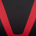 Silla de juego Flash Furniture X30 Silla ergonómica de oficina tipo carreras para computadora con respaldo totalmente reclinable y reposapiés deslizable en LeatherSoft rojo