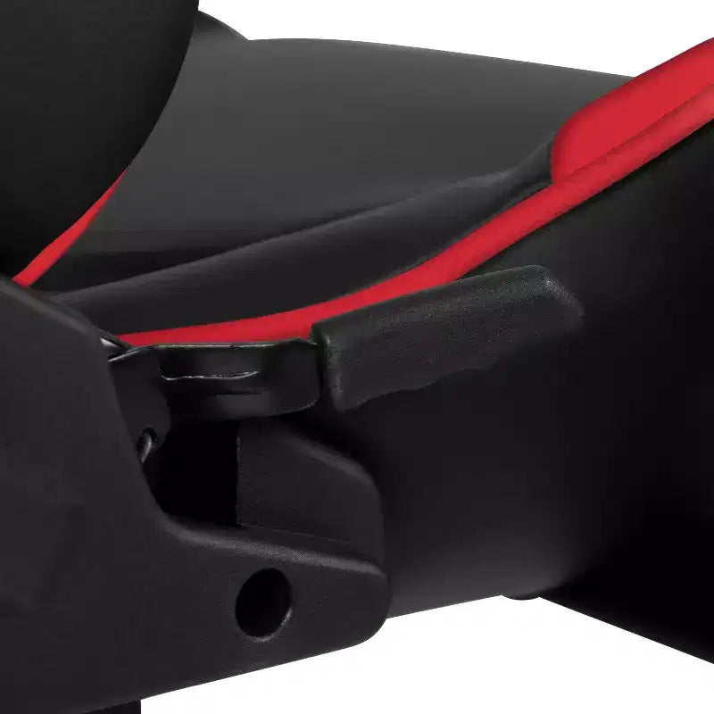 Silla de juego Flash Furniture X30 Silla ergonómica de oficina tipo carreras para computadora con respaldo totalmente reclinable y reposapiés deslizable en LeatherSoft rojo