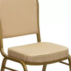 Silla apilable de banquete con respaldo abombado de la serie HERCULES de Flash Furniture