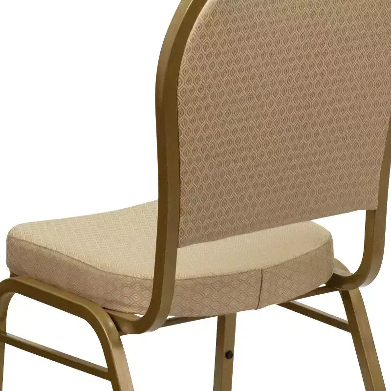 Silla apilable de banquete con respaldo abombado de la serie HERCULES de Flash Furniture