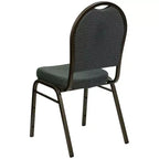 Silla apilable de banquete con respaldo abombado de la serie HERCULES de Flash Furniture
