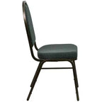 Silla apilable de banquete con respaldo abombado de la serie HERCULES de Flash Furniture