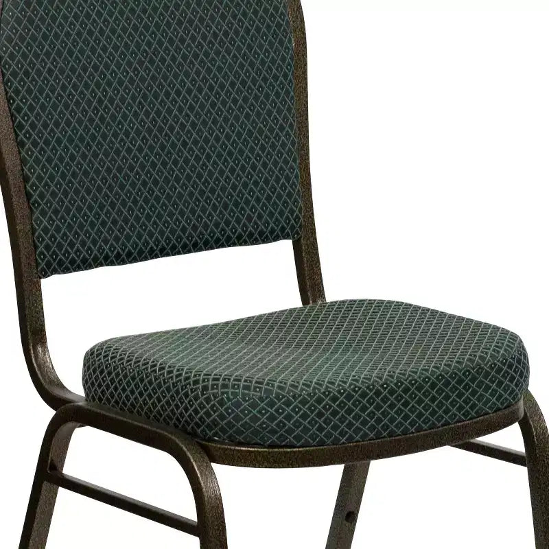 Silla apilable de banquete con respaldo abombado de la serie HERCULES de Flash Furniture