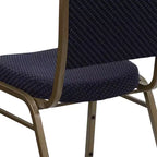 Silla apilable de banquete con respaldo abombado de la serie HERCULES de Flash Furniture