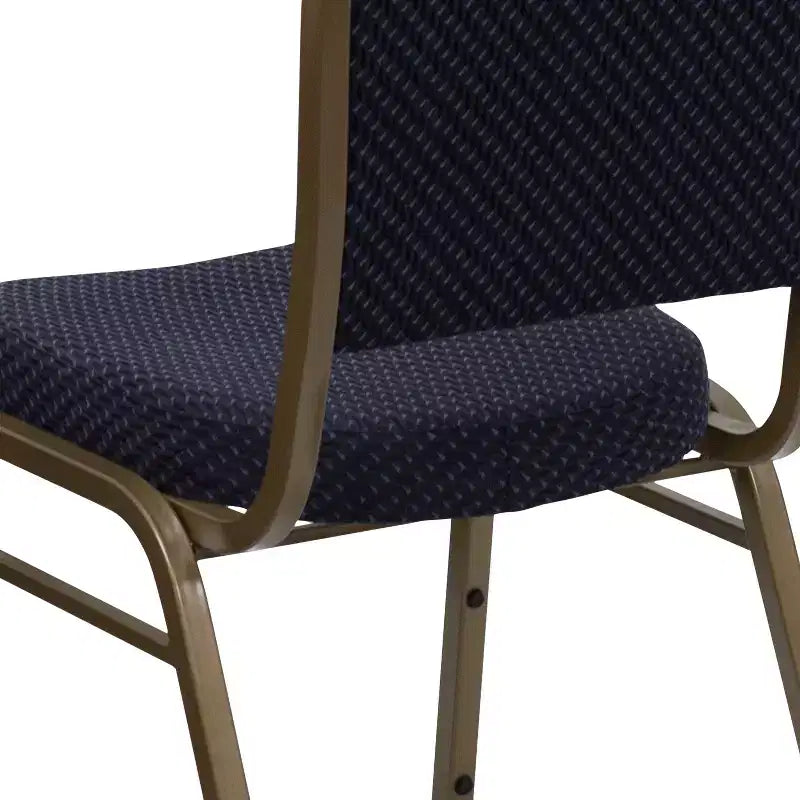 Silla apilable de banquete con respaldo abombado de la serie HERCULES de Flash Furniture