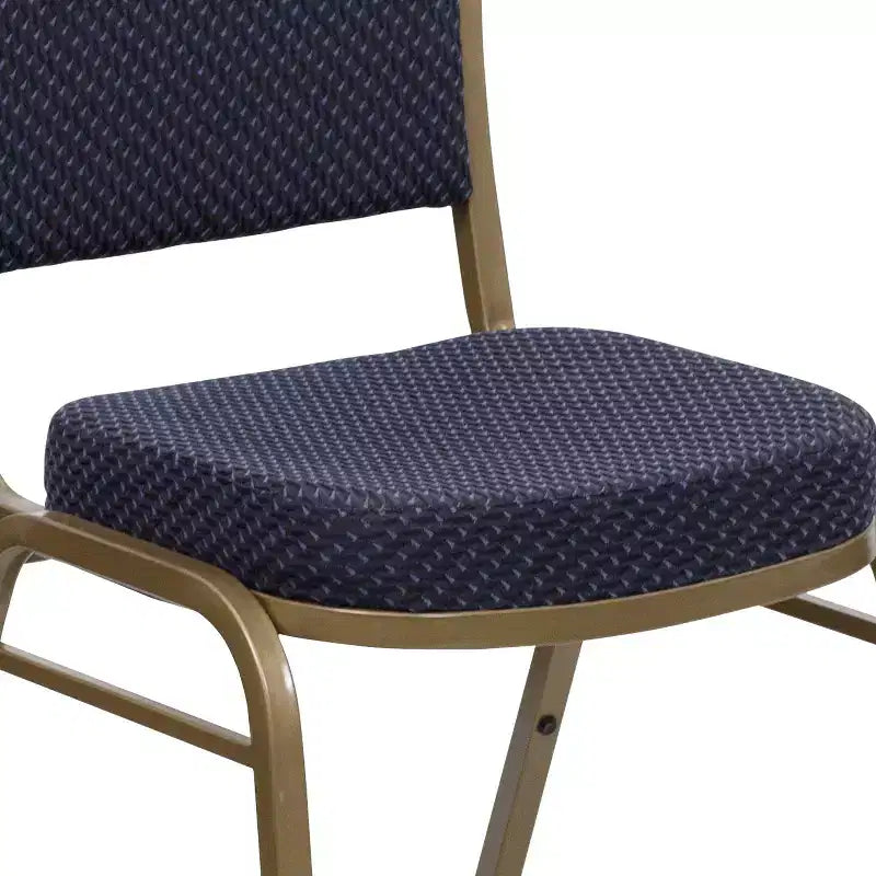 Silla apilable de banquete con respaldo abombado de la serie HERCULES de Flash Furniture