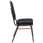 Silla apilable de banquete con respaldo abombado de la serie HERCULES de Flash Furniture