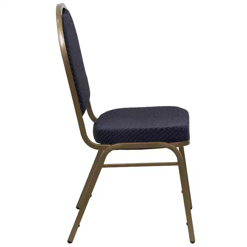 Silla apilable de banquete con respaldo abombado de la serie HERCULES de Flash Furniture