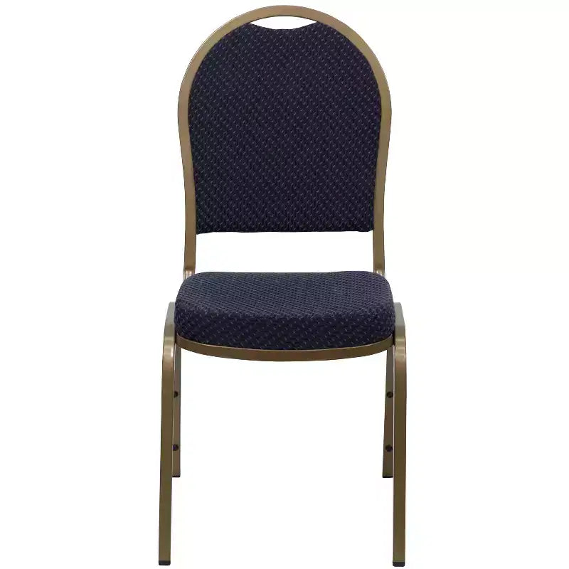 Silla apilable de banquete con respaldo abombado de la serie HERCULES de Flash Furniture