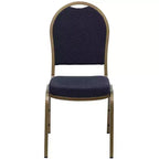 Silla apilable de banquete con respaldo abombado de la serie HERCULES de Flash Furniture