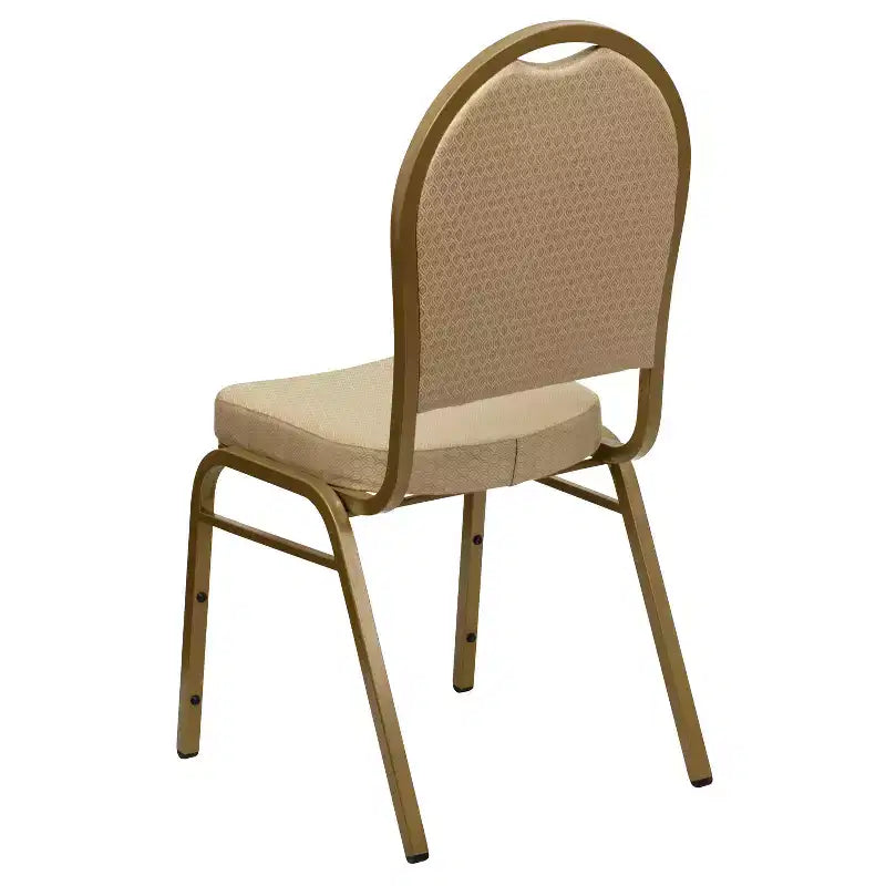 Silla apilable de banquete con respaldo abombado de la serie HERCULES de Flash Furniture
