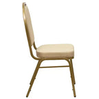 Silla apilable de banquete con respaldo abombado de la serie HERCULES de Flash Furniture