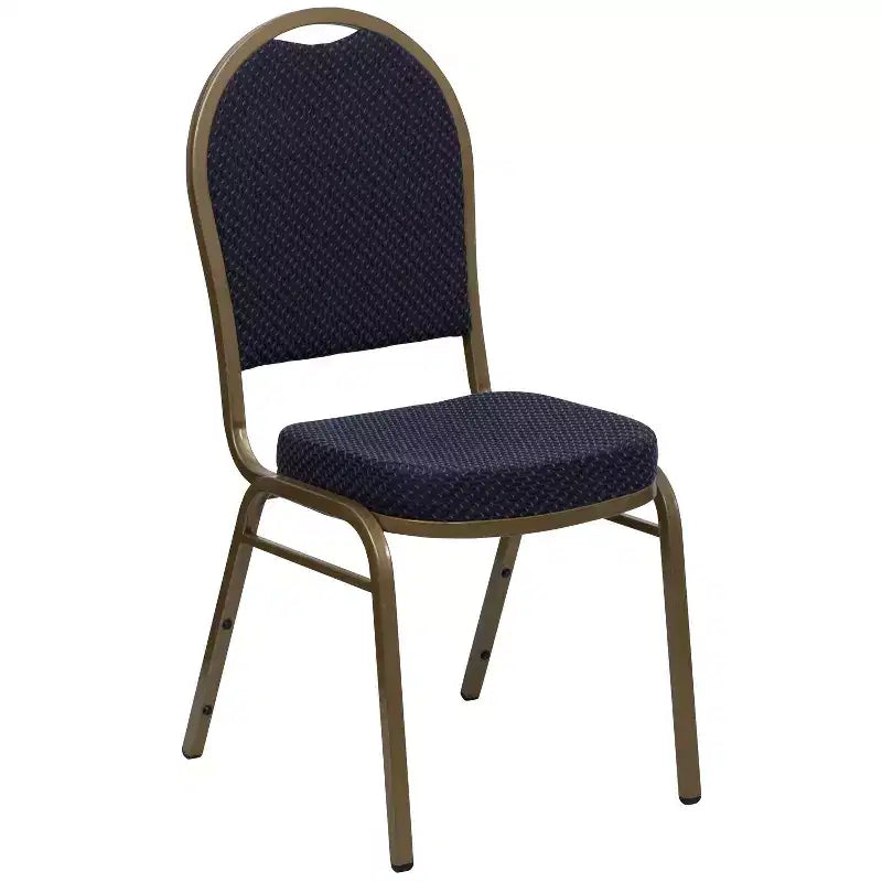 Silla apilable de banquete con respaldo abombado de la serie HERCULES de Flash Furniture