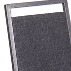 Silla apilable para banquetes Flash Furniture HERCULES Series con respaldo cuadrado y estructura de veta plateada