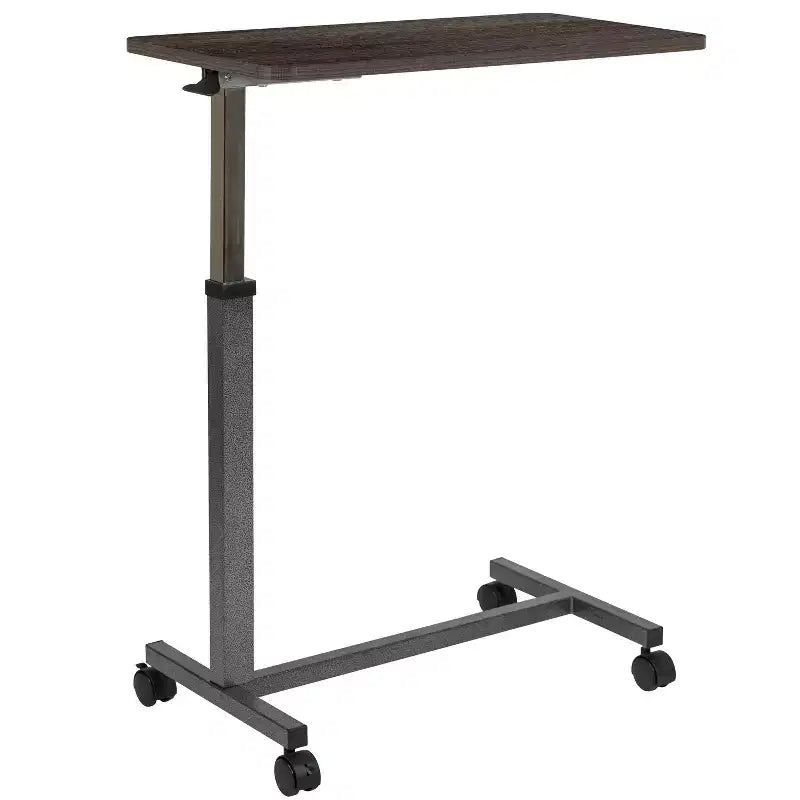 Mesa ajustable para cama Emma y Oliver con ruedas para el hogar y el hospital-Mesa de noche rodante