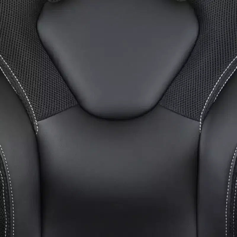 Juego de escritorio para juegos y silla de carreras Flash Furniture con portavasos, gancho para auriculares y 2 orificios para gestión de cables