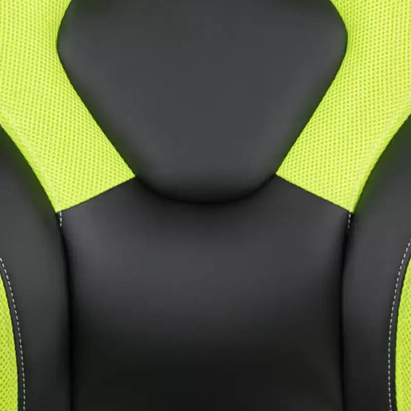 Juego de escritorio para juegos y silla de carreras Flash Furniture con portavasos, gancho para auriculares y 2 orificios para gestión de cables