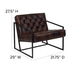 Sillón decorativo tapizado para oficina en casa Emma y Oliver