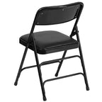 Silla plegable de metal acolchada Emma y Oliver, paquete de 2, para casa, oficina, fiestas y eventos, portátil
