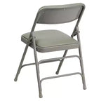 Silla plegable de metal acolchada Emma y Oliver, paquete de 2, para casa, oficina, fiestas y eventos, portátil