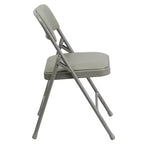 Silla plegable de metal acolchada Emma y Oliver, paquete de 2, para casa, oficina, fiestas y eventos, portátil