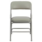 Silla plegable de metal acolchada Emma y Oliver, paquete de 2, para casa, oficina, fiestas y eventos, portátil