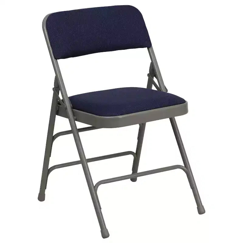 Silla plegable de metal acolchada Emma y Oliver, paquete de 2, para casa, oficina, fiestas y eventos, portátil