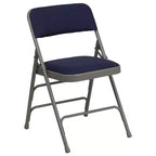 Silla plegable de metal acolchada Emma y Oliver, paquete de 2, para casa, oficina, fiestas y eventos, portátil