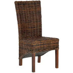 Silla Ridge Side - Juego de 2 - FOX6523 - Marrón Pecan - Safavieh Couture