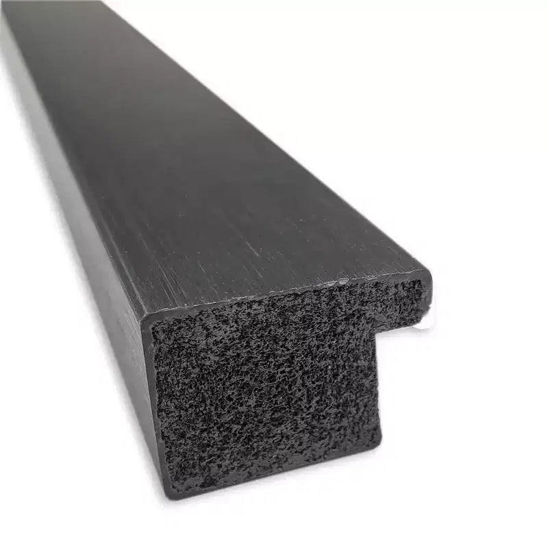 Grace Narrow Brushed Framed Bathroom Vanity Wall Mirror Negro - Amanti