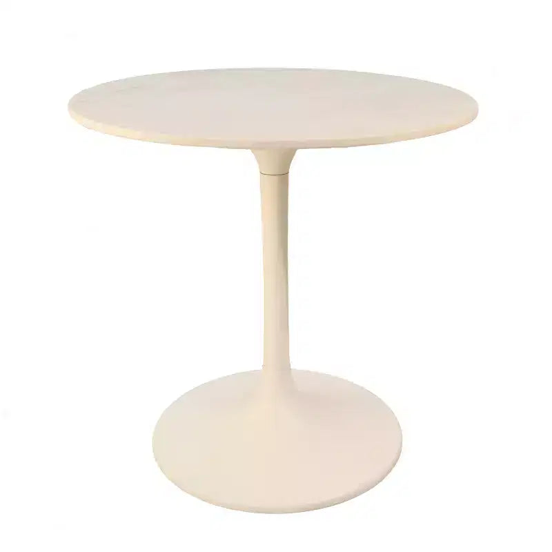 Carolina Living Mesa de comedor redonda Zaha de mármol de 30 pulgadas