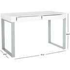 Escritorio Barton - FOX2206 - Blanco/Gris - Safavieh Couture