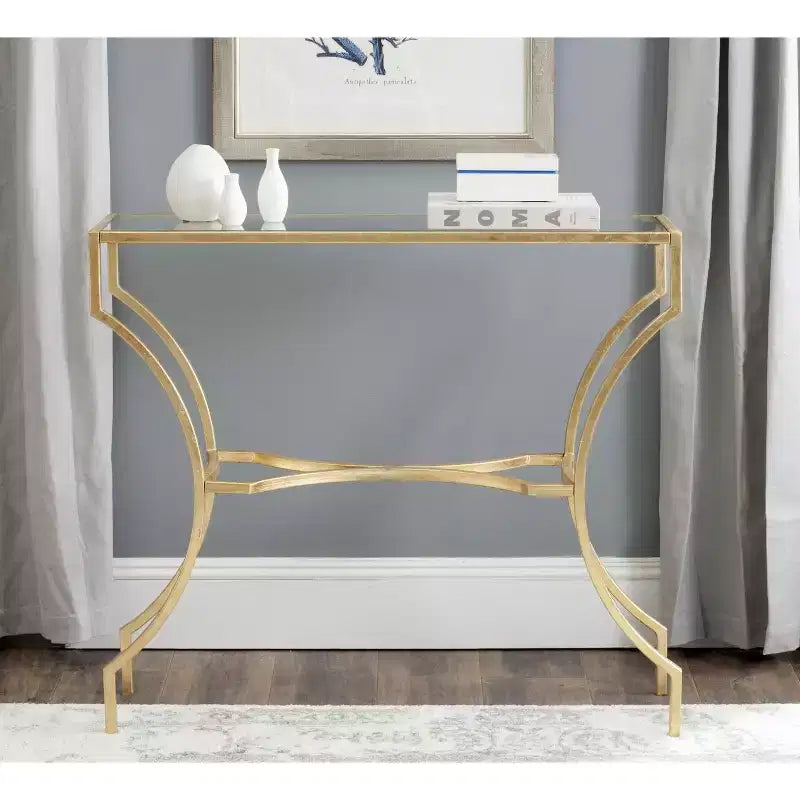 Alphonse Console - FOX2540A - Dorado - Safavieh Couture