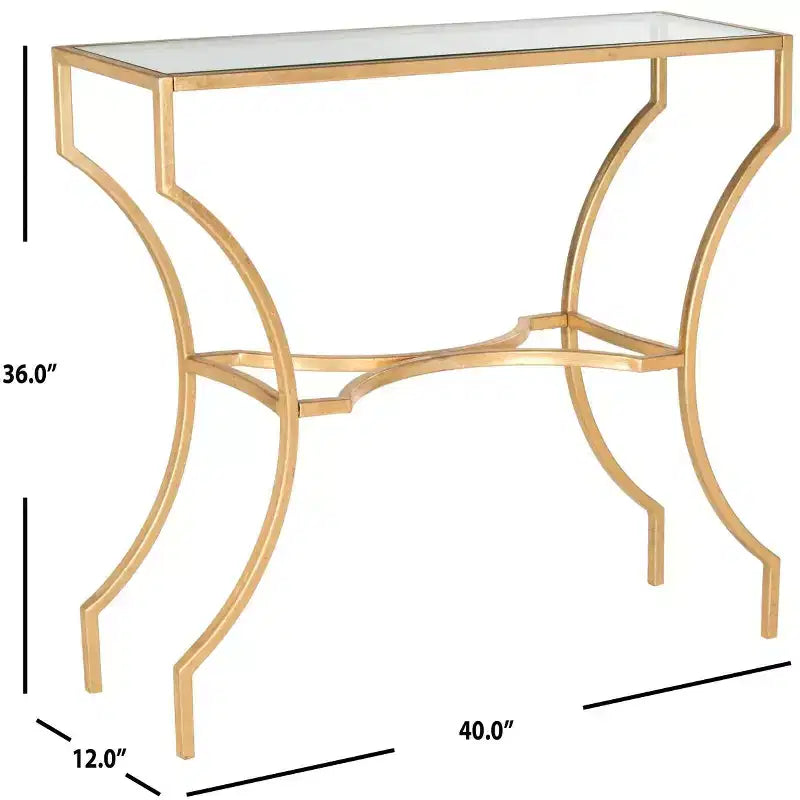 Alphonse Console - FOX2540A - Dorado - Safavieh Couture