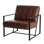 Sillón decorativo de piel sintética - Glitzhome