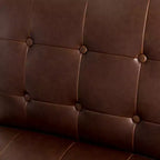 Sillón decorativo de piel sintética - Glitzhome