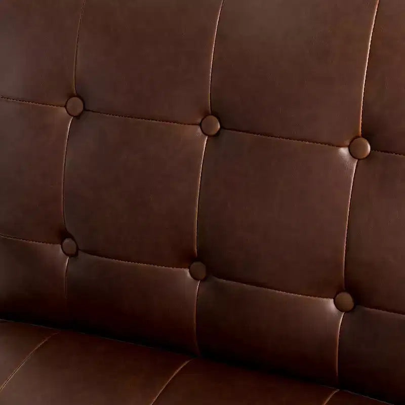Sillón decorativo de piel sintética - Glitzhome