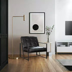 Sillón decorativo de piel sintética - Glitzhome