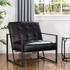 Sillón decorativo de piel sintética - Glitzhome