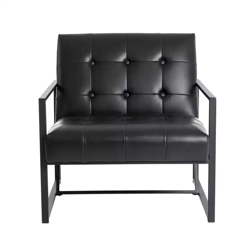 Sillón decorativo de piel sintética - Glitzhome