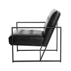 Sillón decorativo de piel sintética - Glitzhome