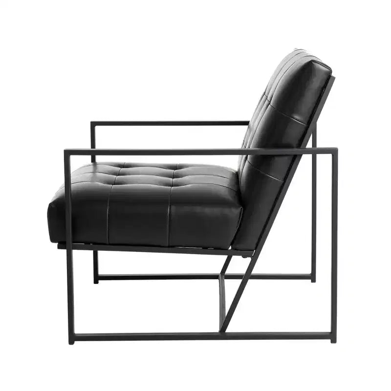Sillón decorativo de piel sintética - Glitzhome