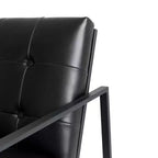 Sillón decorativo de piel sintética - Glitzhome