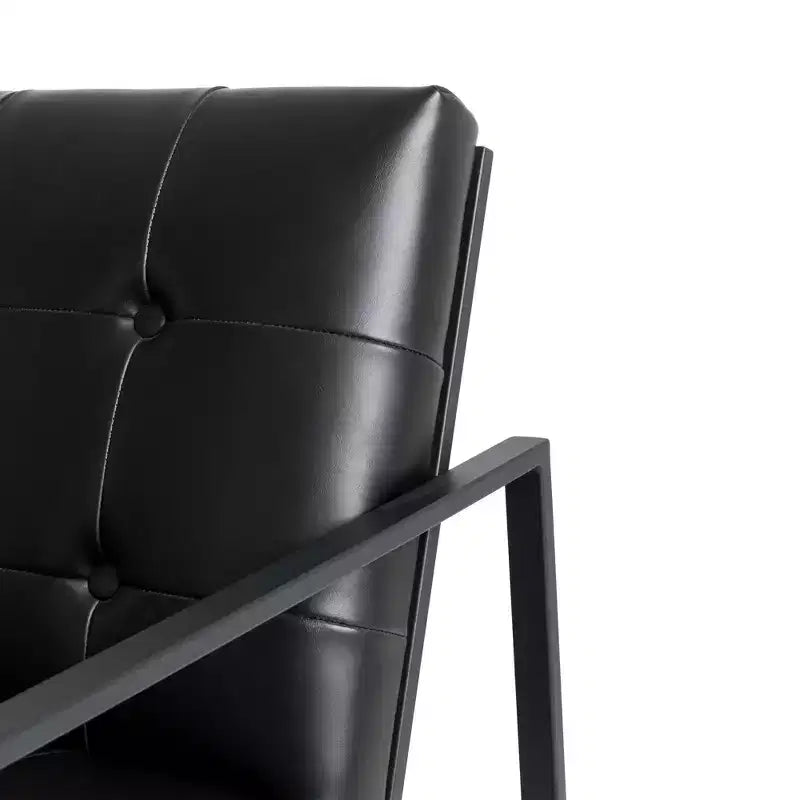 Sillón decorativo de piel sintética - Glitzhome