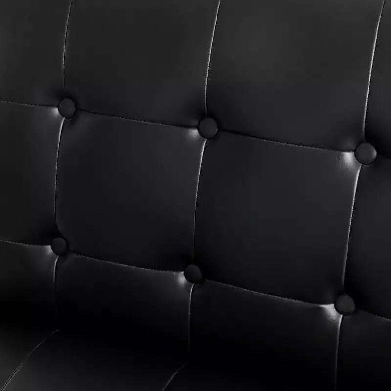 Sillón decorativo de piel sintética - Glitzhome
