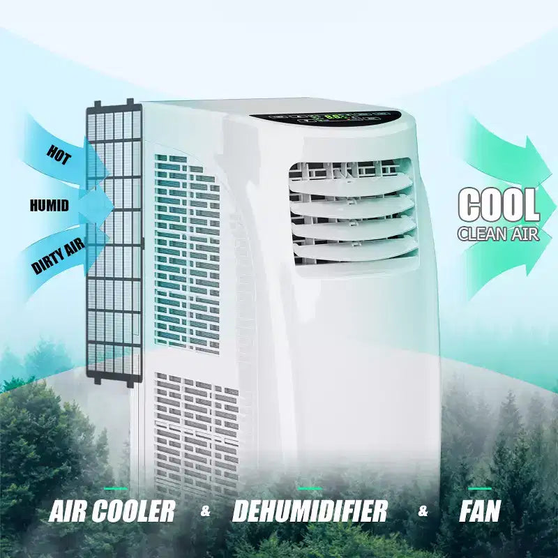 Costway Portable Air Conditioner 5500 BTU (8000BTU ASHRAE) Dehumidifier