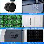 Costway Portable Air Cooler Fan & Heater Humidifier with Washable Filter Remote Control