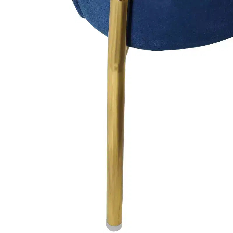 Juego de 2 sillones tapizados Odo Velvet Accent para sala de estar con asiento acolchado | Karat Home