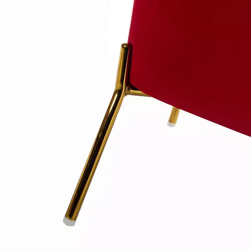 Juego de 2 sillones tapizados Odo Velvet Accent para sala de estar con asiento acolchado | Karat Home